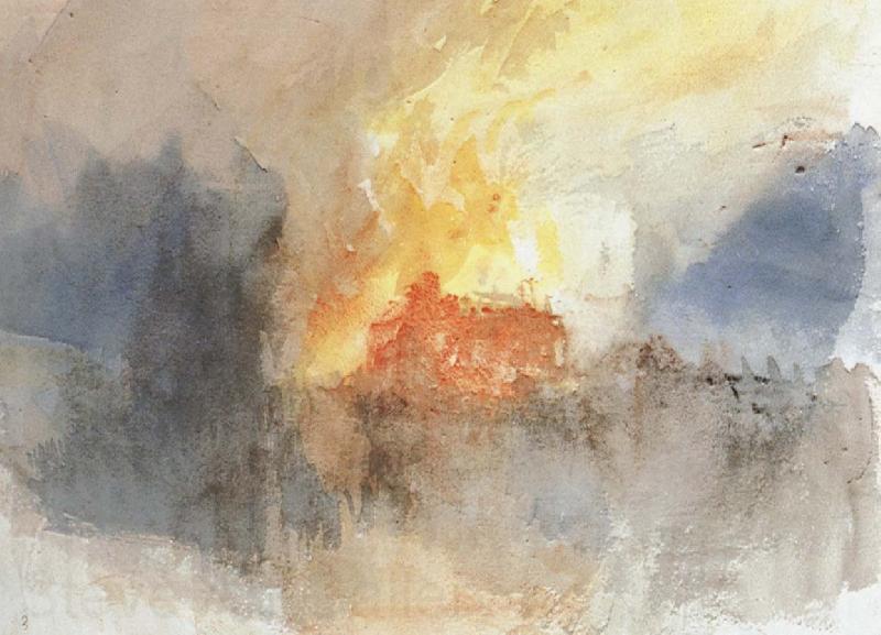 Joseph Mallord William Turner Fire Spain oil painting art